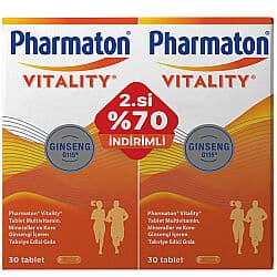 Pharmaton Vitality 30 Tablet Avantajlı 2'li Paket